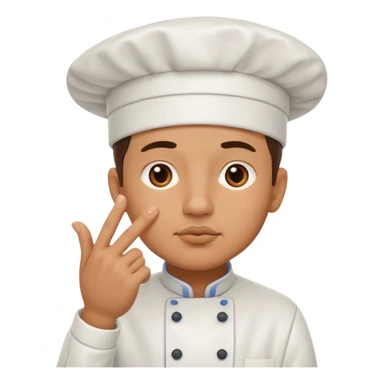 Chef kissing fingers sticker