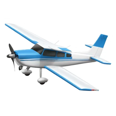 Cessna 172 airplane sticker