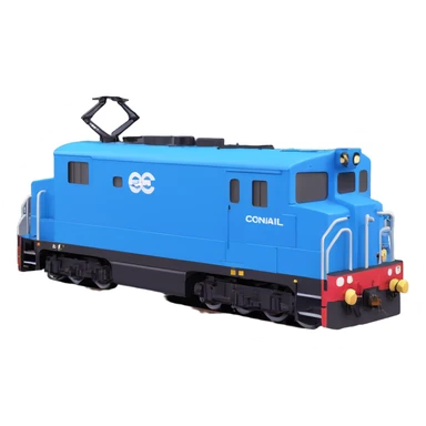 Conrail electric boxy locomotive sticker