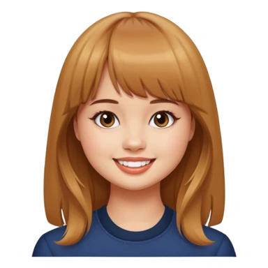 Debby Ryan with straight bangs sticker