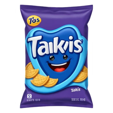 blue takis chip sticker