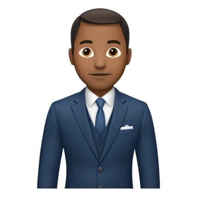 hot male  40 year old  black male professional better suit sticker