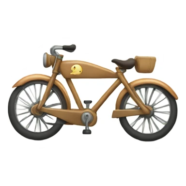 bike with a mounted sag sticker