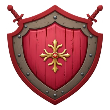 brasão sangrando medieval rosa de sangue vermelha sticker
