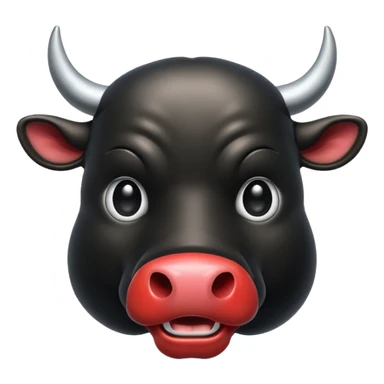 Bull emogi sticker