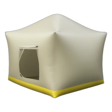 Inflatable shelter sticker
