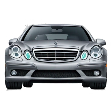 mercedes amg e55 grey  sticker