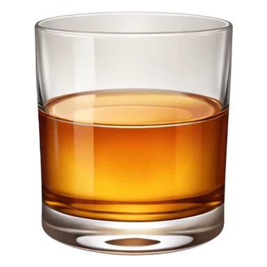 glass of whiskey, no splashes sticker