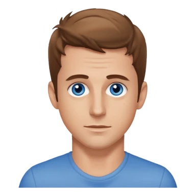 Joey McIntyre blue eyes, light brown hair sticker