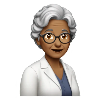 “Victoria Espinosa, a cuyo talento debe el teatro puertorriqueño momentos inolvidables” es un ser que pensábamos ubicuo; de tan presente y laborioso, casi irreal. dark skin old lady gray hair sticker