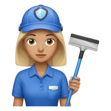 Window Cleaner woman  sticker