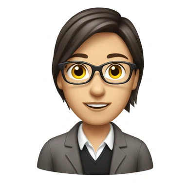 Argentina brunette english teacher young and cool  sticker