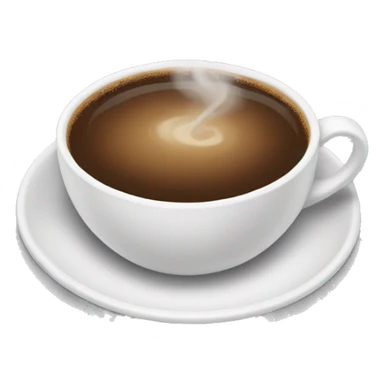 An aesthetic cup of hot coffee sticker