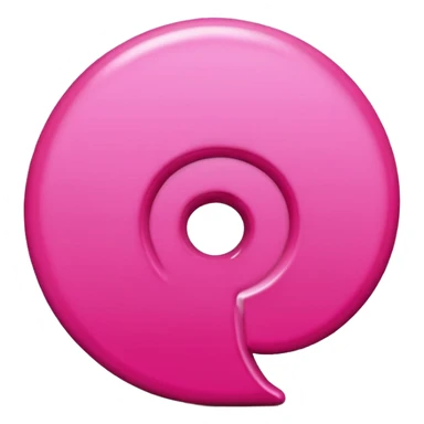 Pink 3d Pinterest logo
 sticker