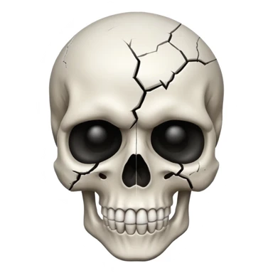 Mind blowing skull sticker