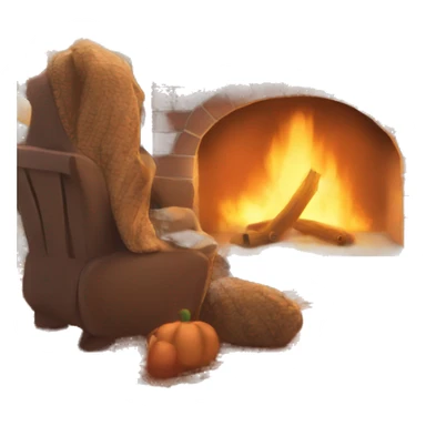 cozy fall time  sticker