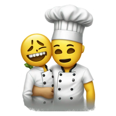 Chefs Kiss with a skull emoji instead of the yellow face sticker