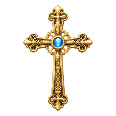 Create more catholic cross emojis more simple and clean but now Catholic  sticker