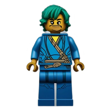 Lego ninjago blue sticker