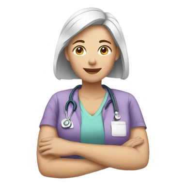 caregiver woman sticker