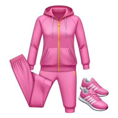 cloth ponk tracksuit without someone wearing sticker