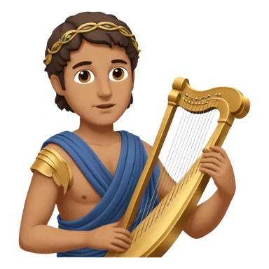 ancient greek people listening to a poet sticker