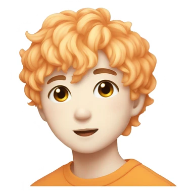 Yoongi with tangerine sticker