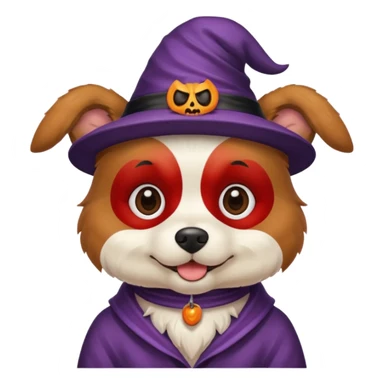Halloween dog sticker