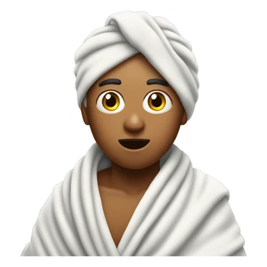 I had already taken a shower when they arrived. sticker