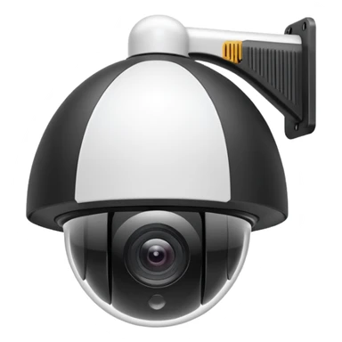 beyaz güvenlik kamerası sticker