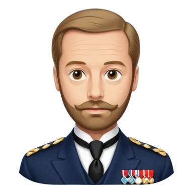 Prince George Duke Of Kent 5th Son of King George V but he don't have beard and he is husband of Princess Marina Of Greece And Denmark  sticker