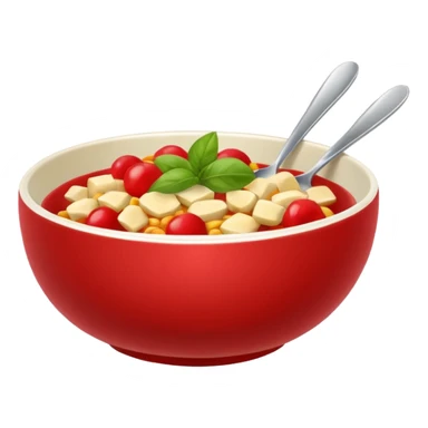 healthy bowl red bowl sticker