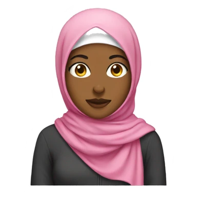 hijabi wearing hoodie sticker