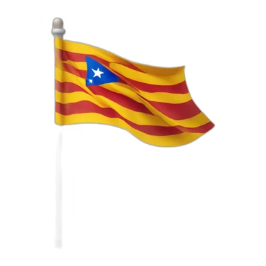 Bandera estelada catalana sticker