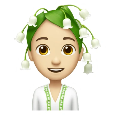 Lily of the valley sticker