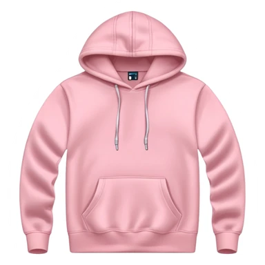 pastel pink hoodie flatlay  sticker