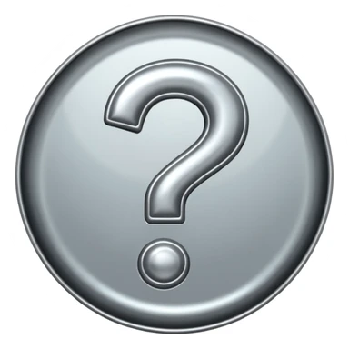question mark sticker