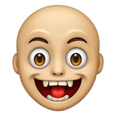 Funny+horror emoji sticker