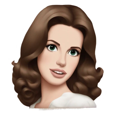 vintage pale pink picture frame of lana del rey  sticker