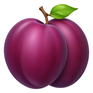 Plum sticker