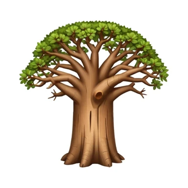 Baobab tree sticker