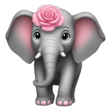 Éléphant avec un tutu rose sticker