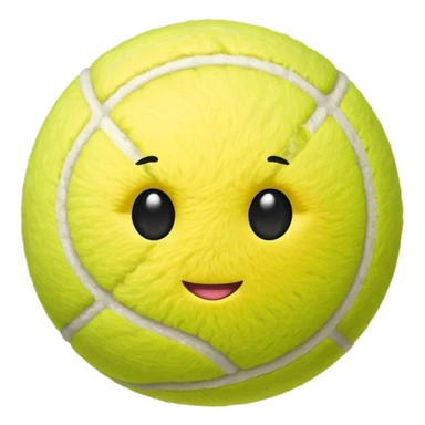 tennis ball with female gender sign sticker