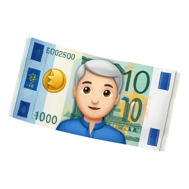 banconota 10 euro sticker