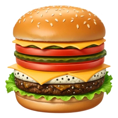 Kapibara burger sticker