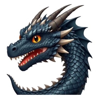 dnd 5e young black dragon boss monster sticker