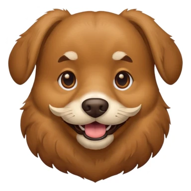  mustached dog sticker