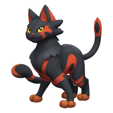Pokemon mega litten y sticker