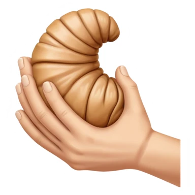 hand golding prolapsed anus sticker