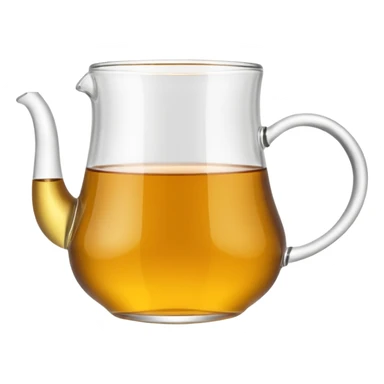 A traditional Turkish/Azerbaijani pear-shaped tea glass.” Generate an emoji for sending in text sticker